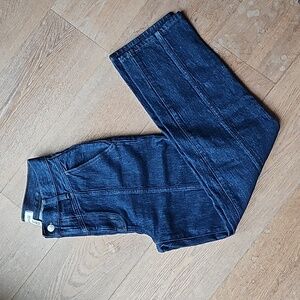 Madewell the perfect vintage straight Jeans with piping. Greenhaven wash